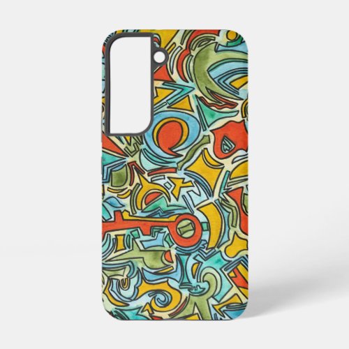 Treasure Chest_Hand Painted Abstract Art Samsung Galaxy S22 Case