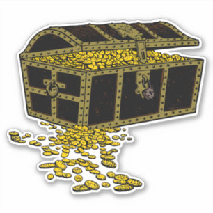 Treasure Chest  Sticker