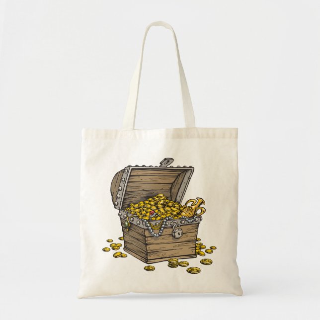 Treasure Chest Tote Bag (Front)