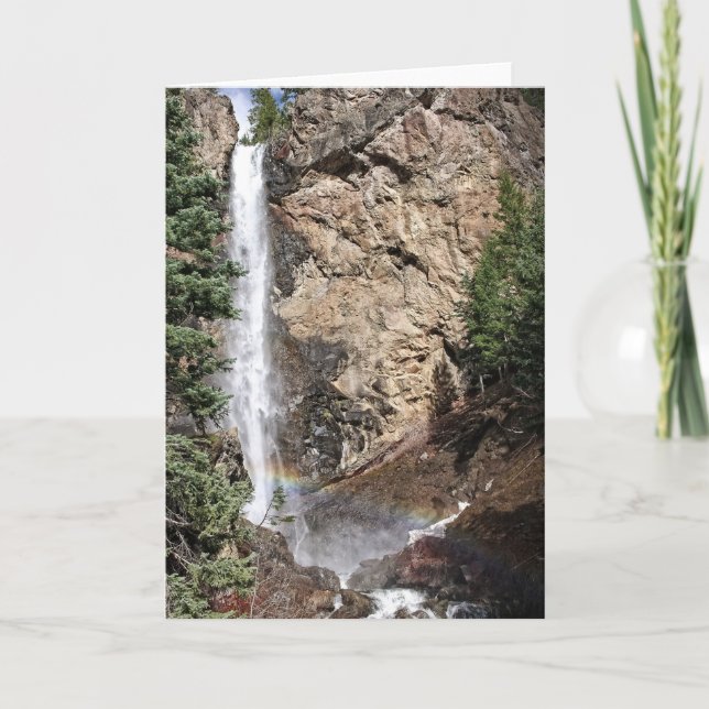 Treasure Falls - Colorado Greeting Card (Front)
