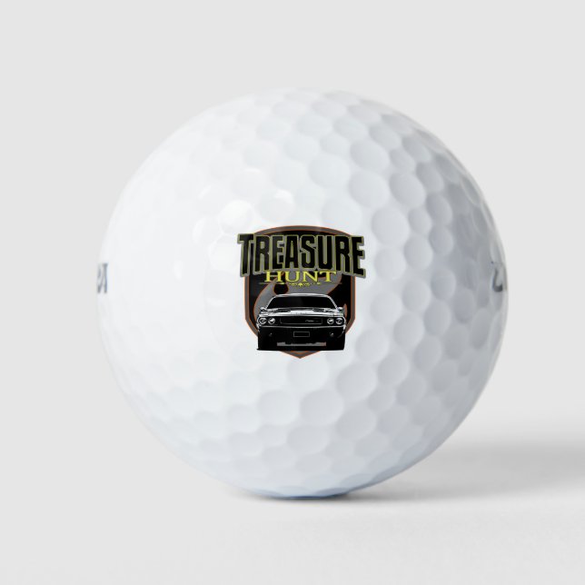 Treasure Hunt Challenger Golf Balls (Front)