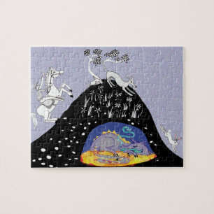 Treasure hunt jigsaw puzzle