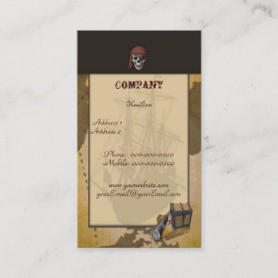 Treasure Hunt -Skull- Business Card