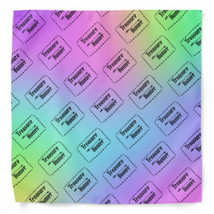 Treasure Hunter Rainbow Gradient Bandana