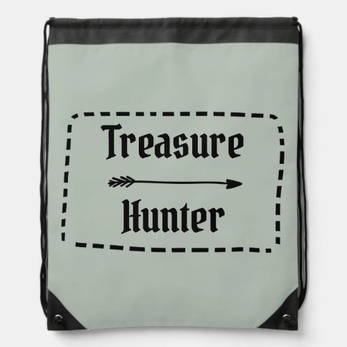 Treasure Hunter Sage Drawstring Bag