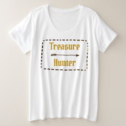 Treasure Hunter Womens Plus Size T_Shirt