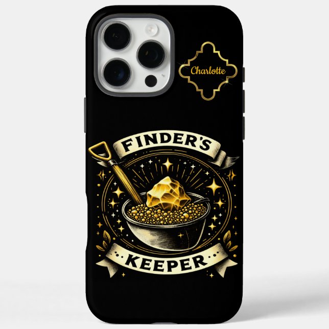 Treasure hunting design featuring gold and shovel Case-Mate iPhone case (Back)