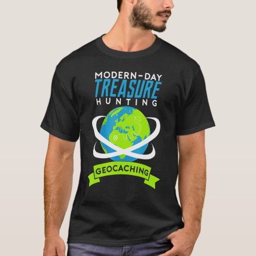 Treasure Hunting Equipment Trackable Geocaching Gp T_Shirt