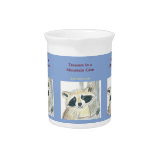 Treasure in a Mountain Cave Kid's Book Mug Beverage Pitcher