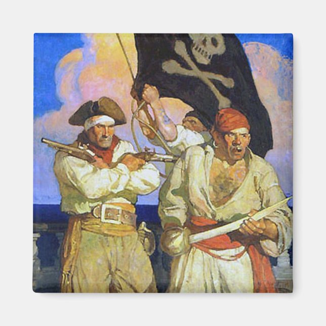Treasure Island 2 Magnet (Front)