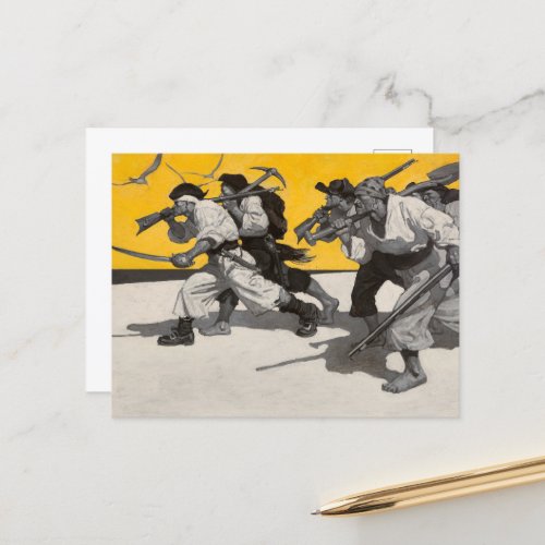Treasure Island by Newell Convers Wyeth Postcard