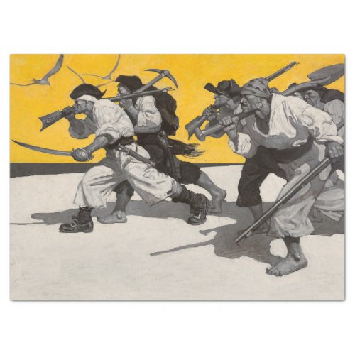 Treasure Island by Newell Convers Wyeth Tissue Paper