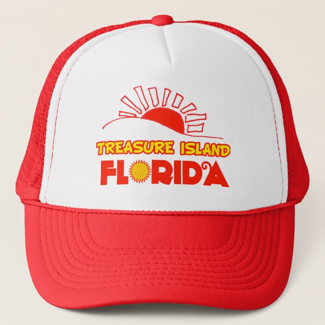 Treasure Island, Florida Trucker Hat (Front)