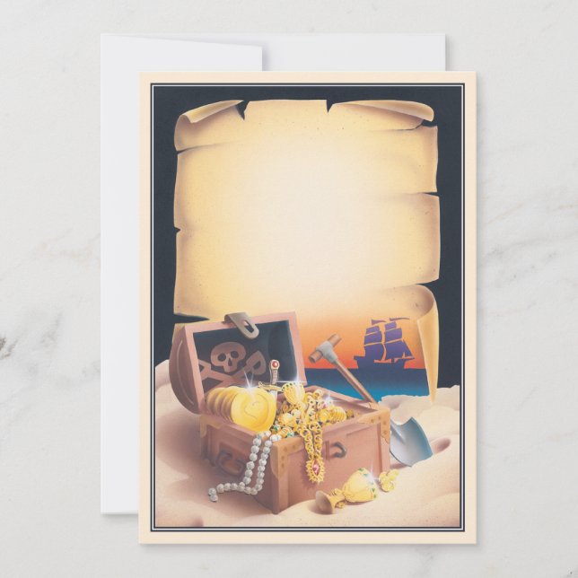 Treasure Island © Note Card (Front)