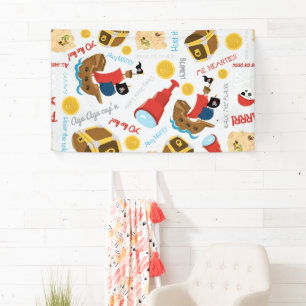 Treasure Island Party Pirate Banner