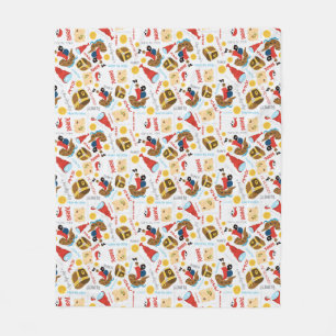 Treasure Island Pirate Fleece Blanket
