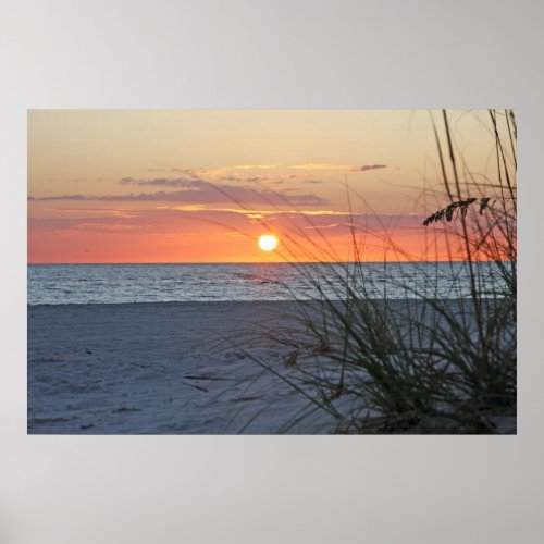 Treasure Island Sunset on Canvas Version B Poster