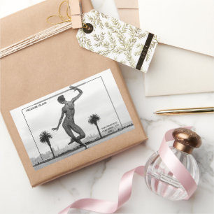 Treasure Island & The Dancing Women Rectangular Sticker