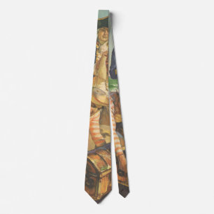 Treasure Island, Vintage Fairy Tale Pirates Neck Tie