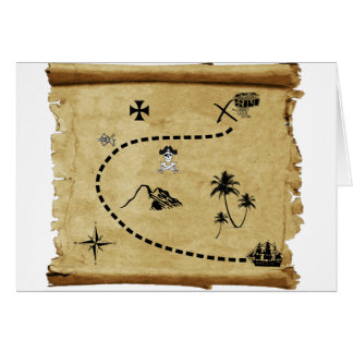 treasure map cards