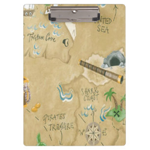 Treasure Map Clipboard