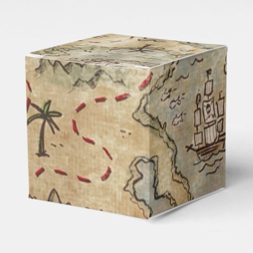 Treasure Map Favor Boxes