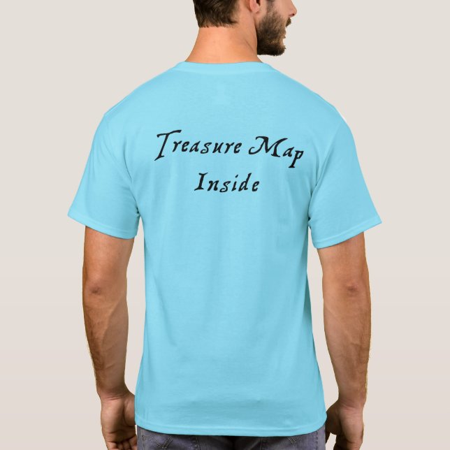 Treasure Map Inside T-Shirt (Back)