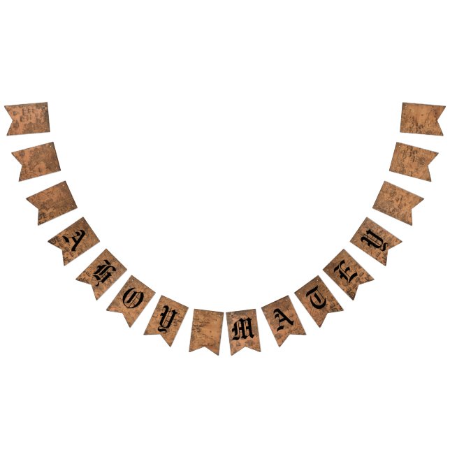 Treasure Map Pirate Party Bunting Flags (All)