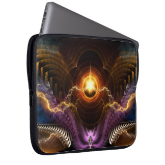 Treasure Of Night Fractal Art Laptop Sleeve