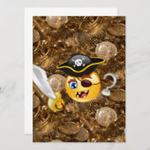 treasure pirate emoji (Front/Back)