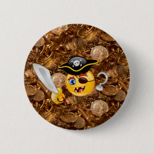 treasure pirate emoji button