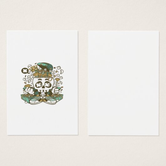 Treasure Skull Head (Front & Back)