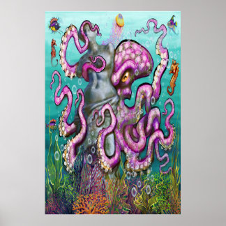 Treasure Tentacles Poster