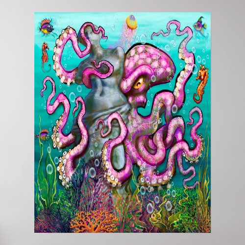 Treasure Tentacles Poster