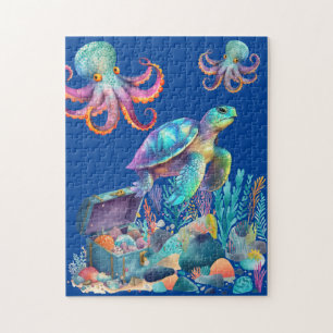 Treasure under the sea jigsaw puzzle