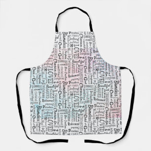 Treasured Christian Words of Affirmation Apron