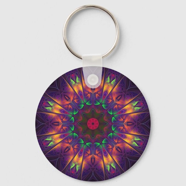 Treasured Lore Mandala   Keychain (Front)