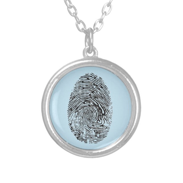 Treasured Memorial Fingerprint Necklace (Front)