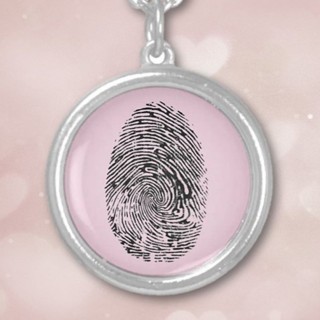 Treasured Memorial Fingerprint Necklace (Creator Uploaded)