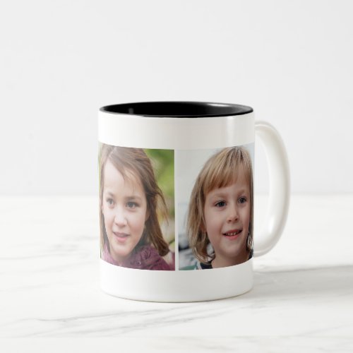 Treasured Moments Customizable Childrens Photo Two_Tone Coffee Mug