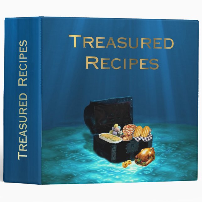 Treasured Recipes Binder (Front/Spine)