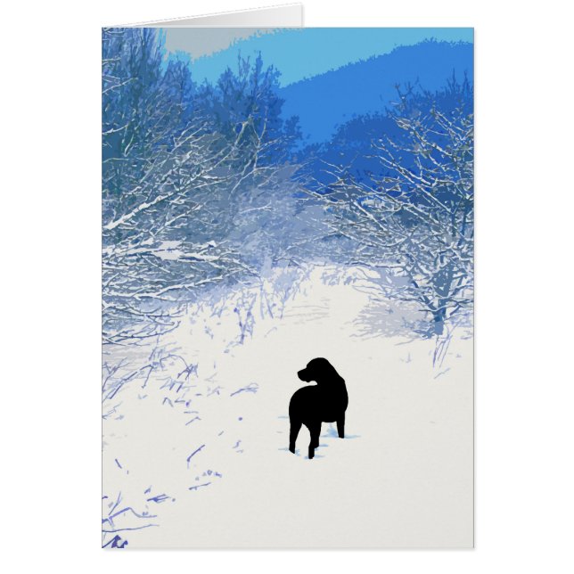 Treasures - Black Dog Art - Black Lab Cards (Front)