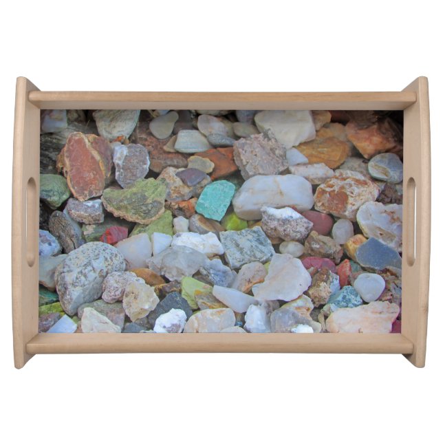 Treasures from Earth Rock And Gem Collection Photo Serving Tray (Front)