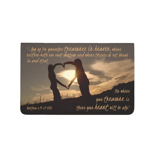 Treasures In Heaven Matthew 6:19-21 Bible Verse Journal | Zazzle.com