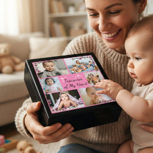 Treasures of My Heart Photo Collage Keepsake Gift Box