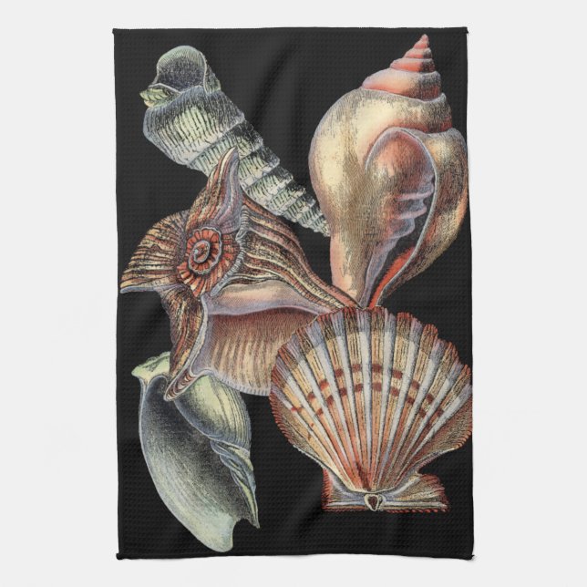 Treasures of the Sea Kitchen Towel (Vertical)