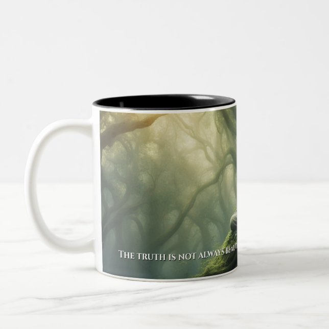 Treasures of the Tao Te Ching 005 Two-Tone Coffee Mug (Left)