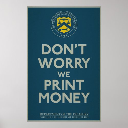 Treasury Department Parody Print