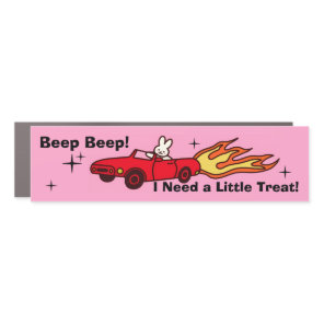 Treat Bunny Bumper Magnet