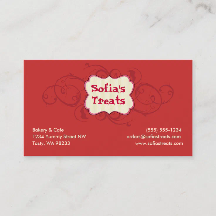 Treat! Business Card Zazzle